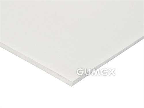 Silikonová mikroporézní pryž SP/16/FS, tloušťka 2mm, 1000x600mm, FDA, hustota 250kg/m3, -50°C/+200°C, bílá